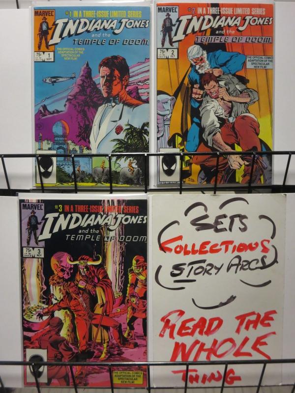 INDIANA JONES & THE TEMPLE OF DOOM 1-3 COMPLETE!