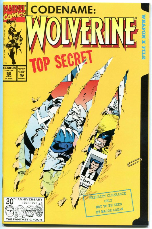 WOLVERINE #50, NM, Marc Silvestri, 1988,  Jean Grey, more in store 