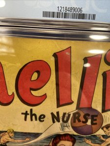 NELLIE THE NURSE #1 CGC 5.5 OW PAGES  MARVEL COMICS 1945