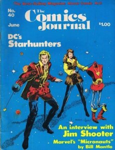 ORIGINAL Vintage 1977 Comics Journal Magazine #40 Starhunters Micronauts