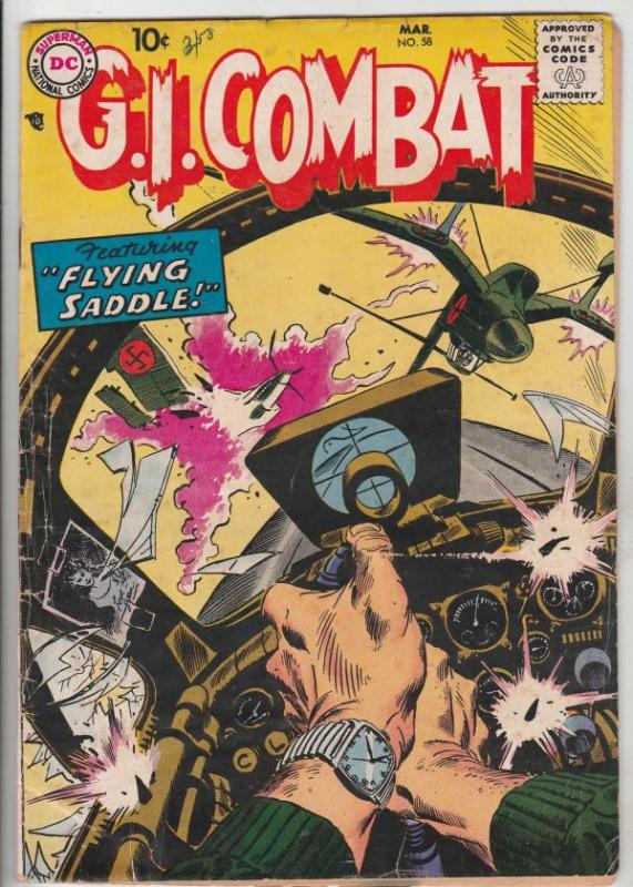 G.I. Combat #58 (Mar-58) VG+ Affordable-Grade Easy Co.