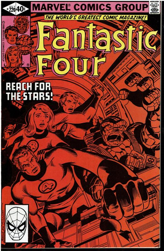 Fantastic Four #220, 9.0 or Better - 1st Byrne Story on FF