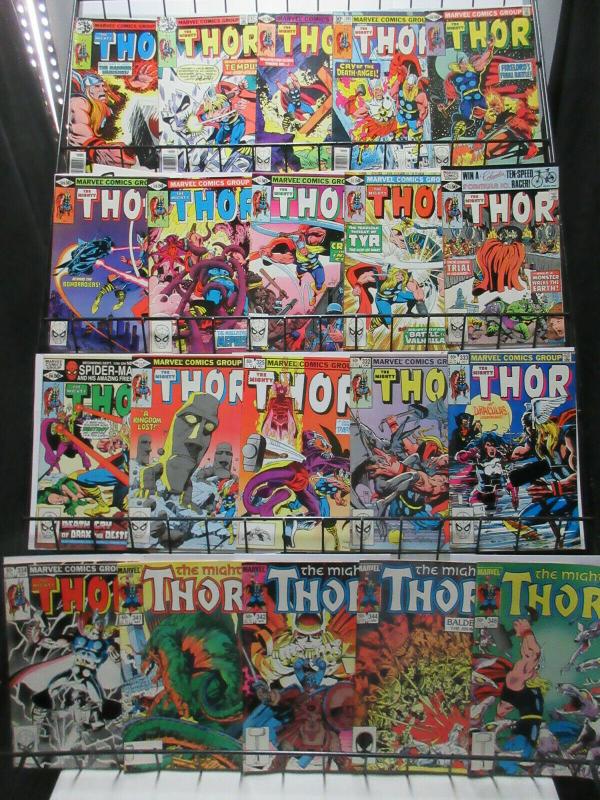 Mighty Thor (Marvel 1991-3) #432-465 Lot of 30Diff Ron Frenz Marz Zick +++