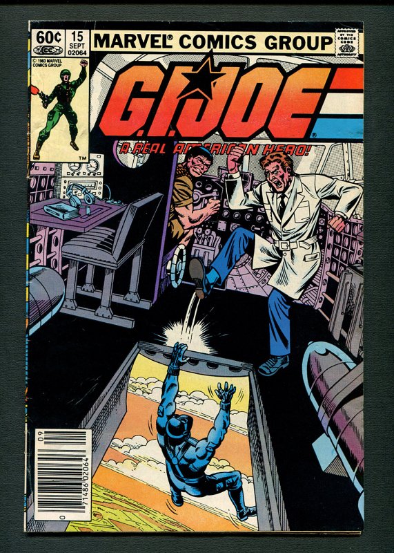 G.I. Joe #15 /  VG  / Newsstand /  1st appearance Major Bludd / September 1983