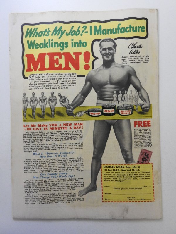 The Spirit #17 (1949) Solid VG- Condition! Tear right side