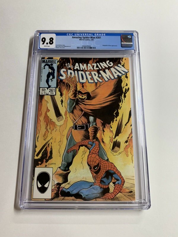 Amazing Spider-man 261 Cgc 9.8 White Pages Marvel Copper Age