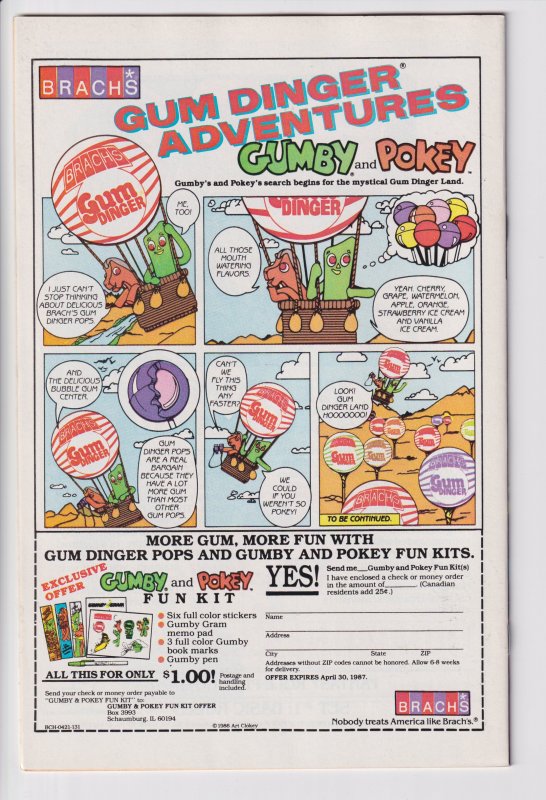 NEW MUTANTS #46 NEWSSTAND (Dec 1986) NM- 9.2  white!