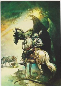 1992 Boris Vallejo #15 Dragon & the George