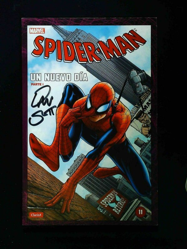 Spider-Man: Un Nuevo Dia #11 Clarin/Marvel 2010 Nm Signed By Dan Slott (Spanish)