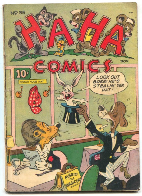 HA HA #35 1946- Golden Age Funny Animals VG- 