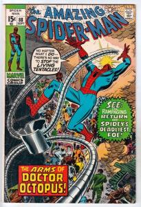 Amazing Spider-Man 88 Strict 8.0 VF High-Grade(Sep-70)- Spidey's Deadliest Foe !
