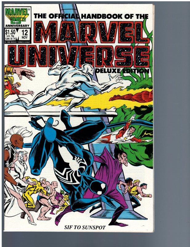 The Official Handbook of the Marvel Universe #12 (1986)