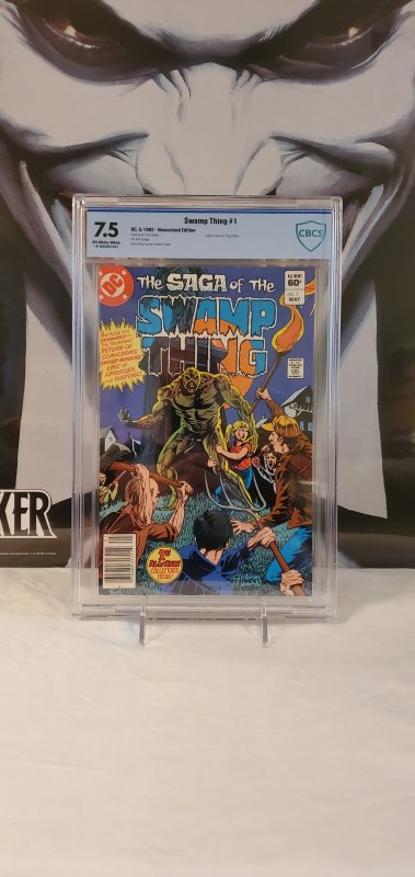 Swamp Thing #1 - CBCS 7.5 - Swamp Thing Origin