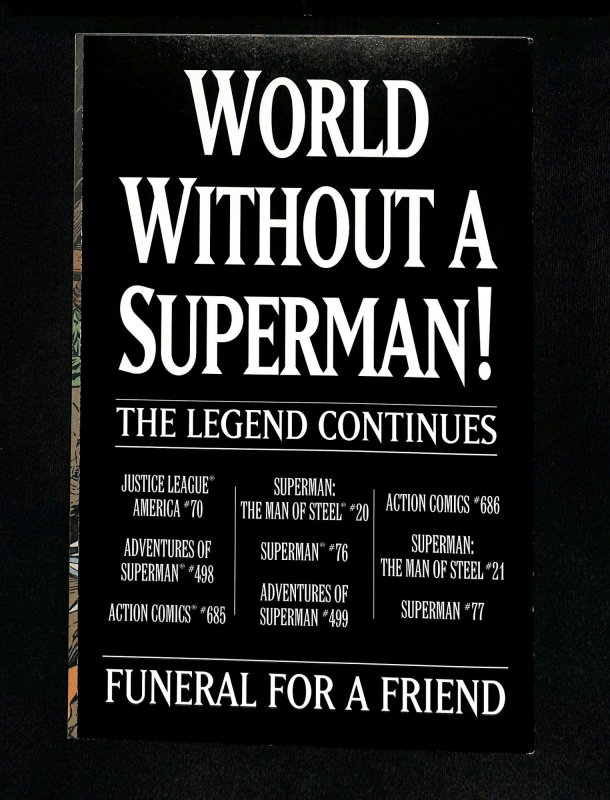 Superman (1987) #75 Death of Superman!