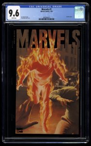 Marvels #1 CGC NM+ 9.6 White Pages
