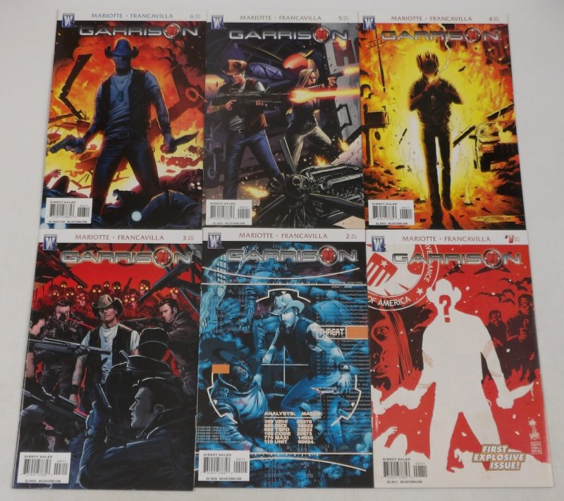 Garrison #1-6 VF/NM full set Jeff Mariotte - Francesco Francavilla ; Wildstorm