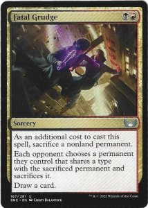 Magic the Gathering: Street of New Capenna -  Fatal Grudge