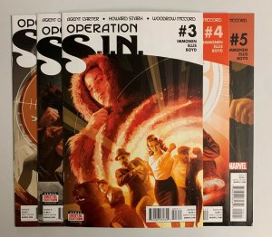 Operation S.I.N. #1-5 Set (Marvel 2015) 1 2 3 4 5 Kathryn Immonen (8.5+) 