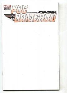 Poe Dameron #1 Marvel comics Star Wars 2016-BLANK VARIANT