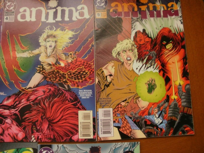 16 Near-Mint DC ANIMA #0 1 2 3 4 5 6 7 8 9 10 11 12 13 14 15 (1994) COMPLETE SET