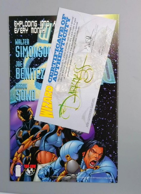 The Darkness #1/2, VF/NM Wizard Top Cow, 1998 JR1