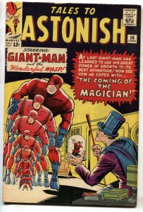 TALES TO ASTONISH #56--comic book--1964--MARVEL--GIANT-MAN VS THE MAGICIAN