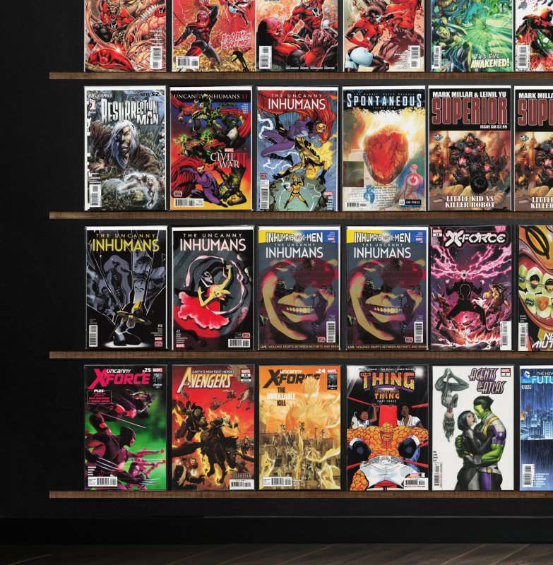 Huge Lot 140+ Comics with Red Lanterns, Uncanny Inhumans & More!