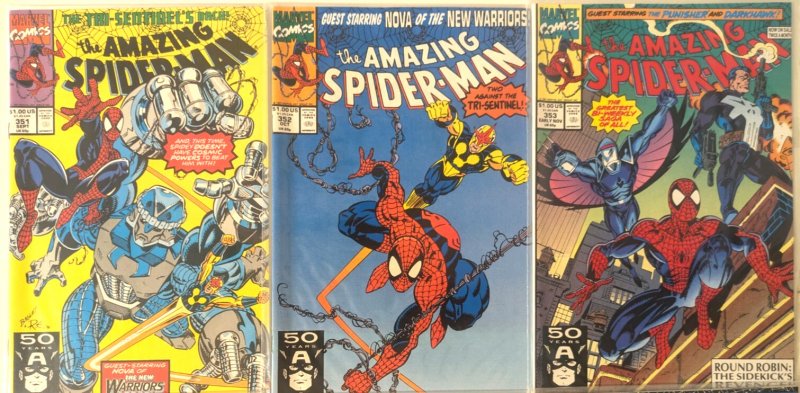 *Amazing Spider-Man 351-359, 9 High Grade books