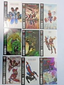 Different character Generations 9 different books 8.0 VF (2017)