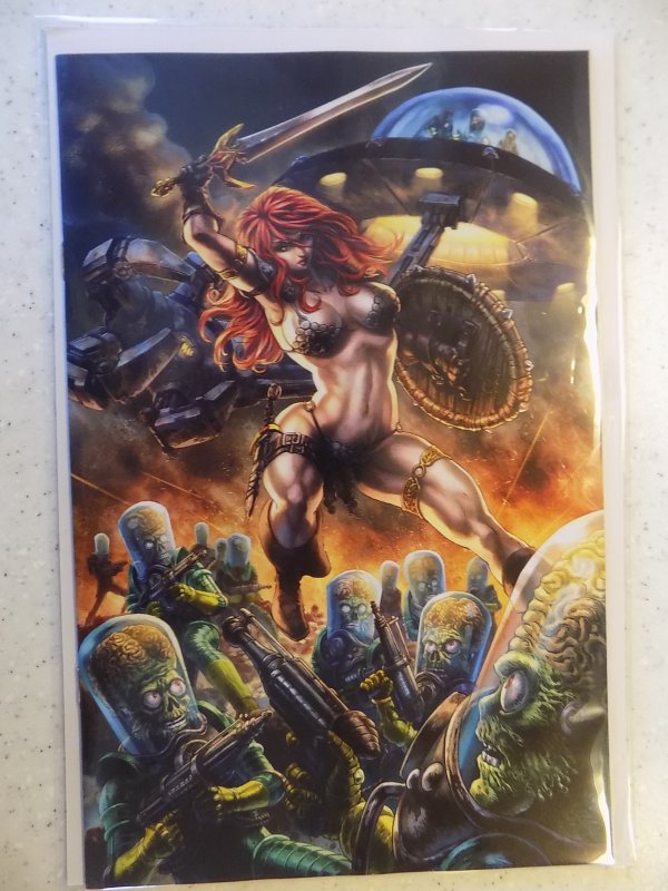 MARS ATTACKS/ RED SONJA # 1 RYAN KINCAID EXCLUSIVE VIRGIN COVER LIMITED
