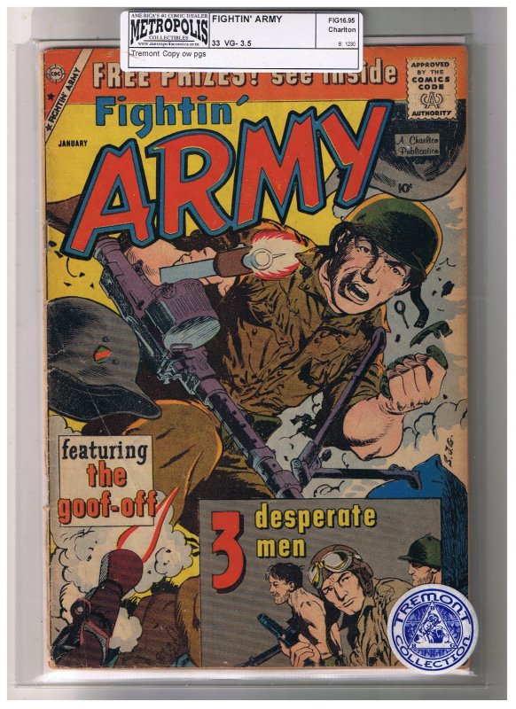 Fighting Army # 33 Vg+  4.5