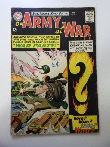 Our Army at War #151 (1965) FR/GD Condition 2 1/4 cumulative spine split