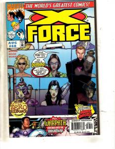 Lot Of 10 X-Force Marvel Comic Books # 66 67 68 69 70 71 72 73 74 75 Domino JD4