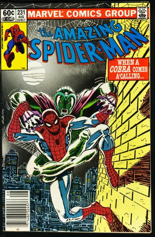 AMAZING SPIDER-MAN #231-1982-MARVEL VF