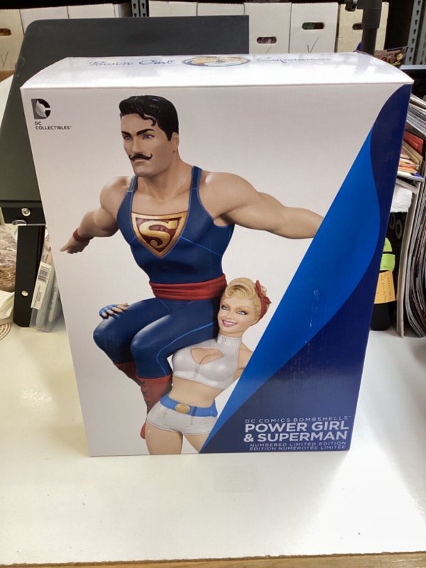 DC Collectibles DC Comics Bombshells Power Girl & Superman Statue #1177/5200 