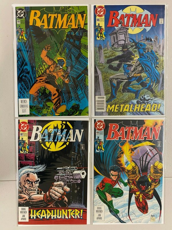 Batman Comic Lot #452-488 36 Different Books AVG 8.0 VF (1990-1993)