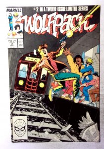 Wolfpack #2 (1988) Marvel Comics 1st Print Comic Book