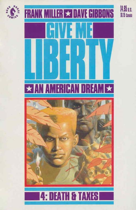 Give Me Liberty #4 VF/NM; Dark Horse | save on shipping - details inside