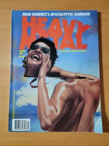 Heavy Metal Spring 1987 ~ VERY FINE - NEAR MINT NM ~ illustrated Magazine