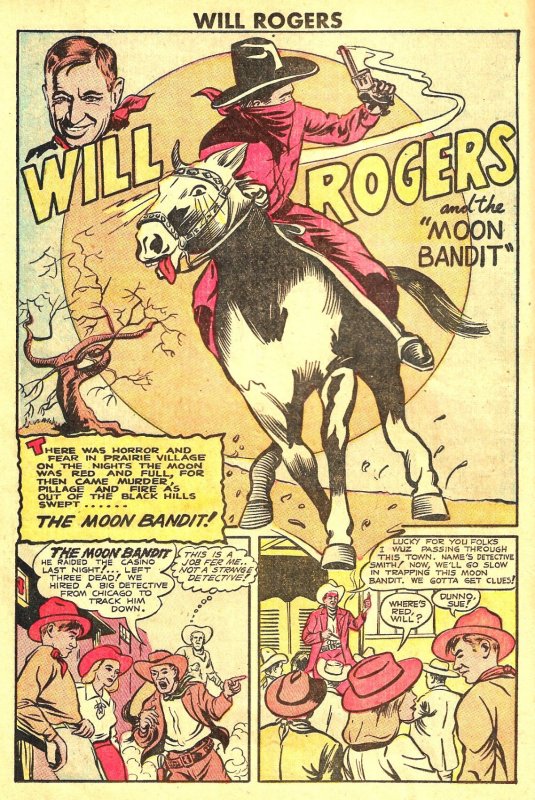 WILL ROGERS #5 (JUNE 1950) 5.0 VG/FN 1st Issue! Our Favorite Comedic Cowboy!