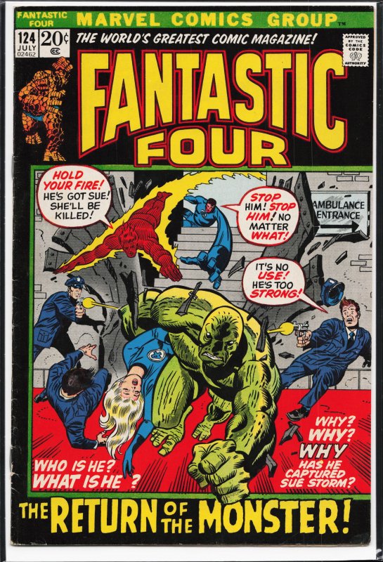 Fantastic Four #124 (1972) Fantastic Four