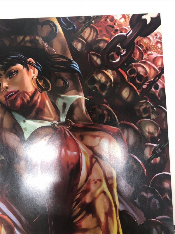 Vampirella :Dead Flowers (2023)#1 Variant (NM) Dynamite Entertainment • Frazetta