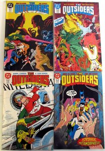 Outsiders Lot 4 #22, 23, 24, 25 1987 DC Black Lightning Batman Comics