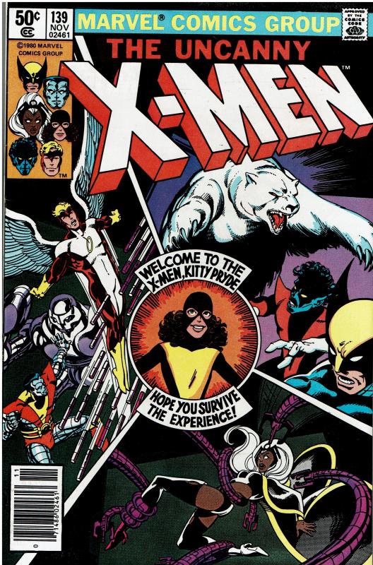 X-Men #139, 9.4 or better, 1st Appearance of Stevie Hunter and Heather Hudson