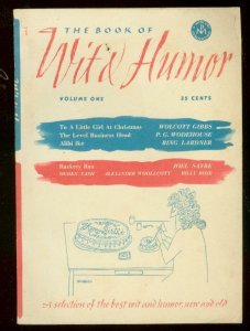 BOOK OF WILD HUMOR #1 1953-OGDEN NASH-PG WODEHOUSE-PULP FN