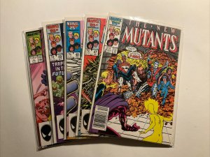 New Mutants 46-50 Very Fine/Near Mint #47 is Fine- 5.5 Marvel