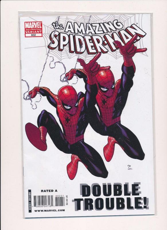 The Amazing Spider-Man #602 ~ 2nd printing Variant  Double Trouble ~ VF (HX345)