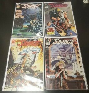 4PC DOC SAVAGE LOT (8.0) KUBERT!! 1990