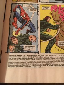 Web of Spider-Man #82 (1991) Man Mountain Marko MARVEL COMICS