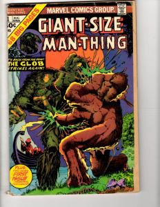 4 Marvel Comics Giant-Size Man-Thing 1 + Astonishing Tales 20 24 Red Wolf 8 J291